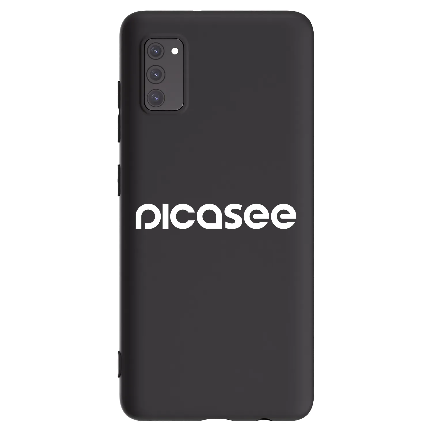 Picasee Μαύρη θήκη σιλικόνης για Samsung Galaxy A41 A415F - Picasee - new logo - white