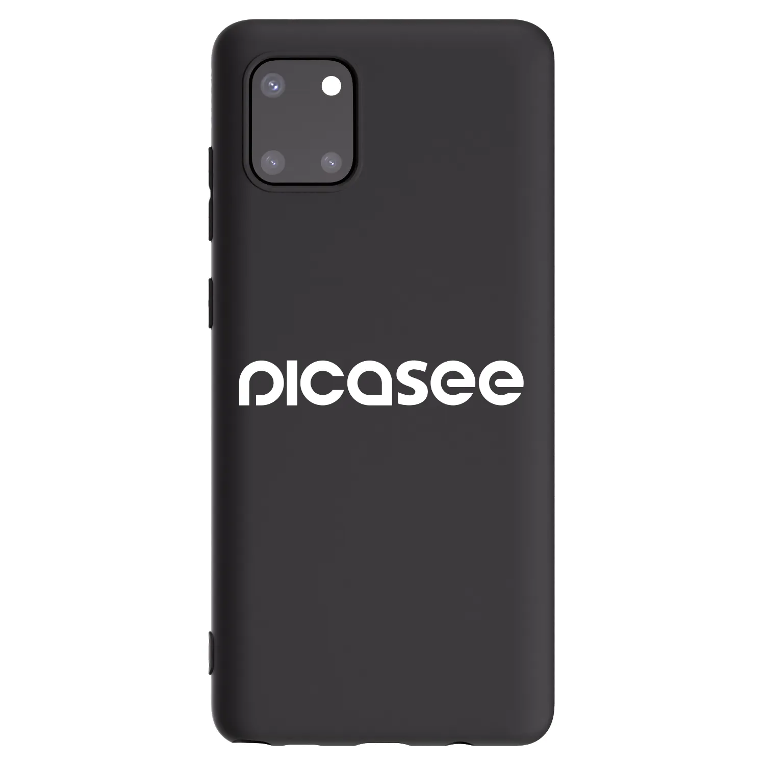 Picasee Μαύρη θήκη σιλικόνης για Samsung Galaxy Note 10 Lite N770F - Picasee - new logo - white