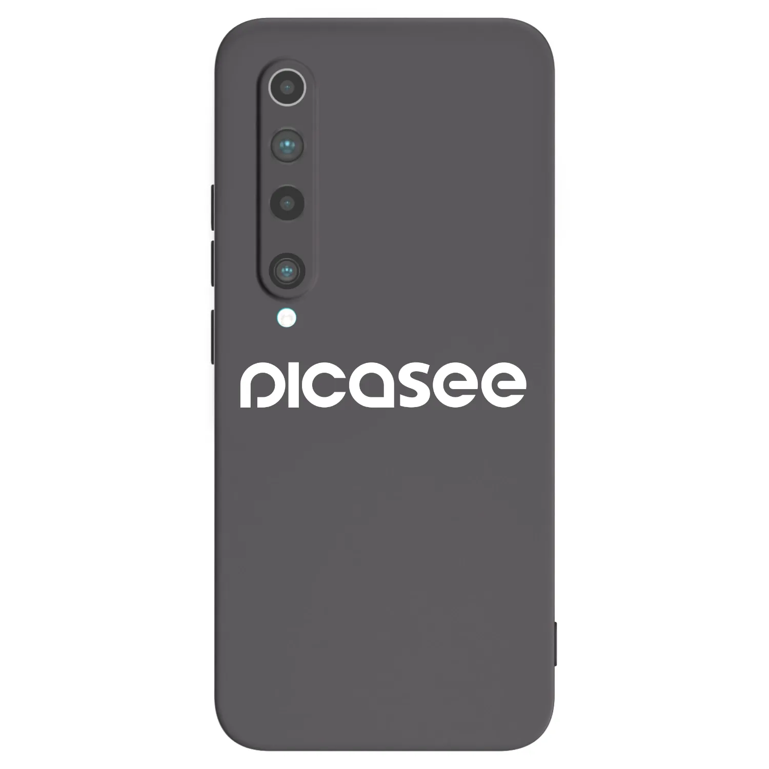 Picasee Μαύρη θήκη σιλικόνης για Xiaomi Mi 10 - Picasee - new logo - white