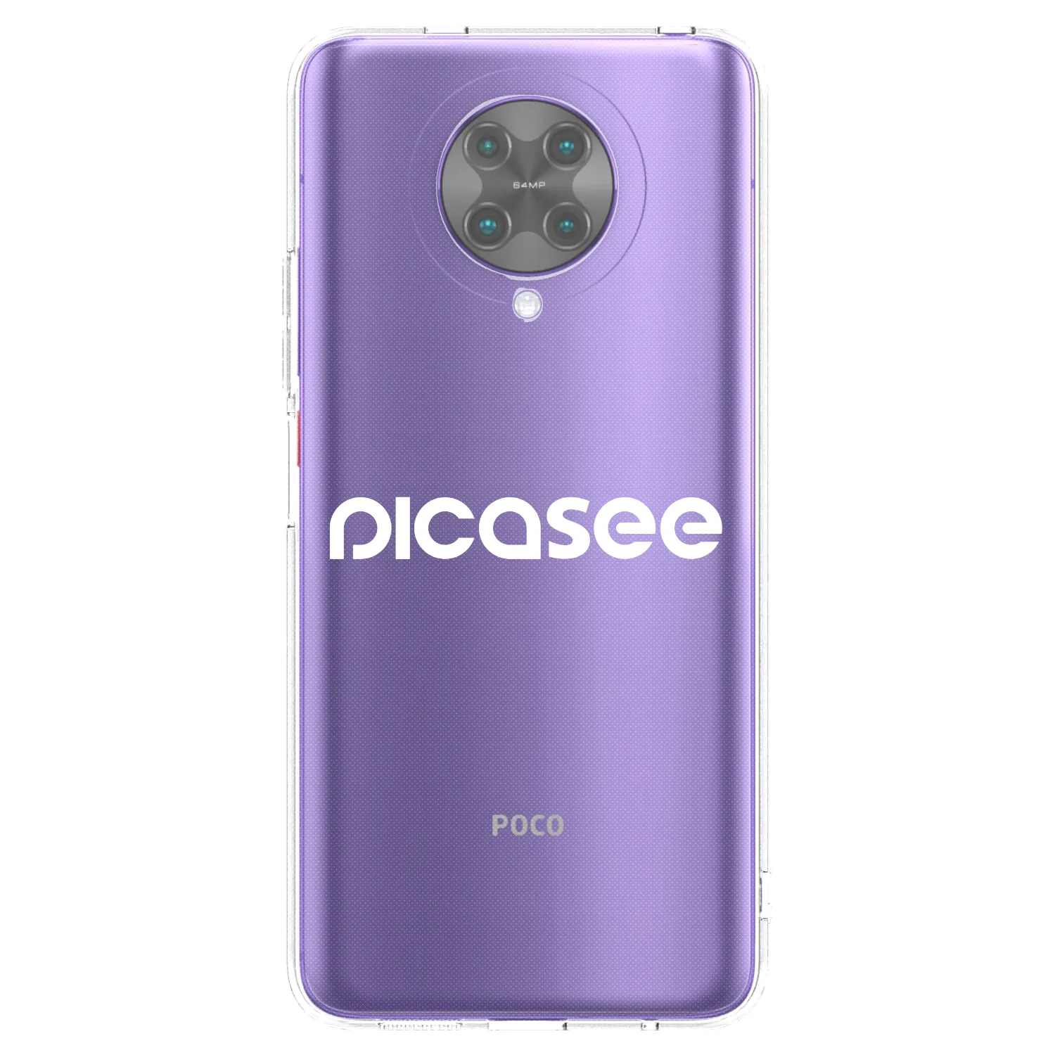 Picasee διαφανής θήκη σιλικόνης Xiaomi Poco F2 Pro - Picasee - new logo - white