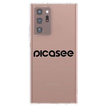 Picasee διαφανής θήκη σιλικόνης Samsung Galaxy Note 20 Ultra - Picasee - new logo - black