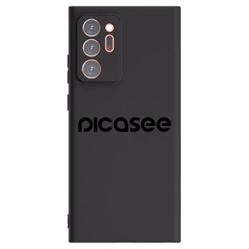 Picasee Μαύρη θήκη σιλικόνης για Samsung Galaxy Note 20 Ultra - Picasee - new logo - black