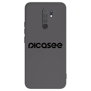 Picasee Μαύρη θήκη σιλικόνης για Xiaomi Redmi 9 - Picasee - new logo - black
