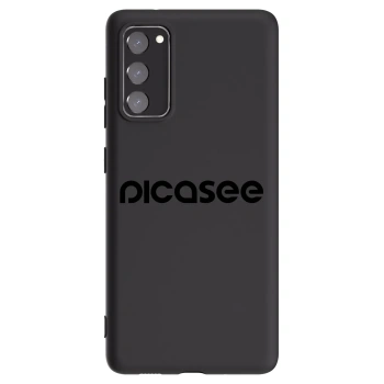 Picasee Μαύρη θήκη σιλικόνης για Samsung Galaxy S20 FE - Picasee - new logo - black
