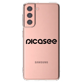 Picasee διαφανής θήκη σιλικόνης Samsung Galaxy S21 5G G991B - Picasee - new logo - black