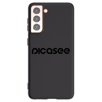 Picasee Μαύρη θήκη σιλικόνης για Samsung Galaxy S21 5G G991B - Picasee - new logo - black