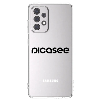 Picasee διαφανής θήκη σιλικόνης Samsung Galaxy A52 5G A525F - Picasee - new logo - black