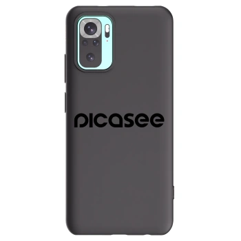 Picasee Μαύρη θήκη σιλικόνης για Xiaomi Redmi Note 10 Pro - Picasee - new logo - black