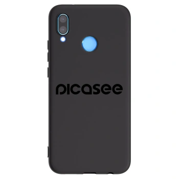 Picasee Μαύρη θήκη σιλικόνης για Huawei P20 Lite - Picasee - new logo - black