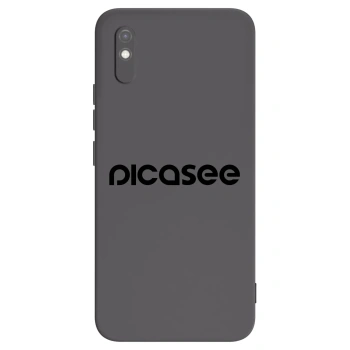 Picasee Μαύρη θήκη σιλικόνης για Xiaomi Redmi 9AT - Picasee - new logo - black