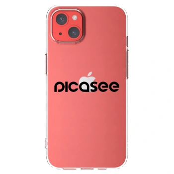 Picasee διαφανής θήκη σιλικόνης Apple iPhone 13 - Picasee - new logo - black