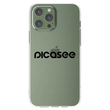 Picasee διαφανής θήκη σιλικόνης Apple iPhone 13 Pro Max - Picasee - new logo - black