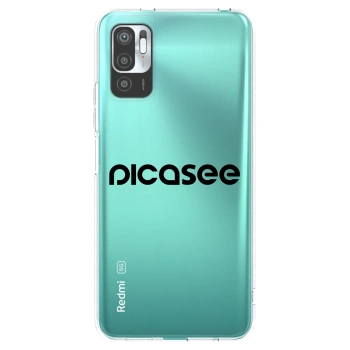 Picasee διαφανής θήκη σιλικόνης Xiaomi Redmi Note 10 5G - Picasee - new logo - black