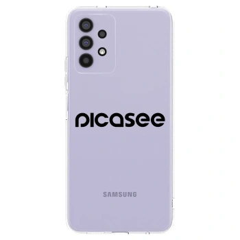 Picasee διαφανής θήκη σιλικόνης Samsung Galaxy A32 4G SM-A325F - Picasee - new logo - black