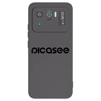 Picasee Μαύρη θήκη σιλικόνης για Xiaomi Mi 11 Ultra - Picasee - new logo - black