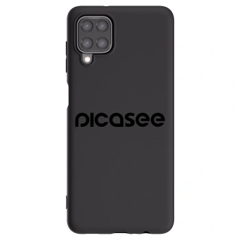 Picasee Μαύρη θήκη σιλικόνης για Samsung Galaxy M12 M127F - Picasee - new logo - black
