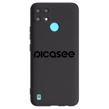 Θήκη για Realme C21 - Picasee - new logo - black