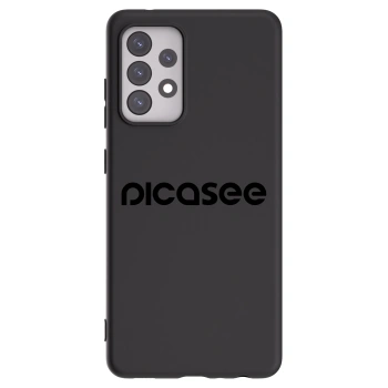 Picasee Μαύρη θήκη σιλικόνης για Samsung Galaxy A52s 5G A528B - Picasee - new logo - black
