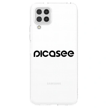 Picasee διαφανής θήκη σιλικόνης Samsung Galaxy A22 A225F 4G - Picasee - new logo - black