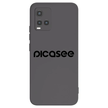 Picasee Μαύρη θήκη σιλικόνης για Vivo Y33s - Picasee - new logo - black