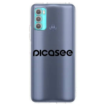 Picasee διαφανής θήκη σιλικόνης Motorola Moto G60 - Picasee - new logo - black
