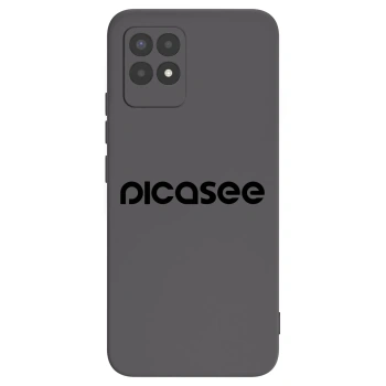 Picasee Μαύρη θήκη σιλικόνης για Realme 8i - Picasee - new logo - black