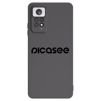 Picasee Μαύρη θήκη σιλικόνης για Xiaomi Redmi Note 11 - Picasee - new logo - black