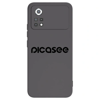Picasee Μαύρη θήκη σιλικόνης για Xiaomi Poco X4 Pro 5G - Picasee - new logo - black