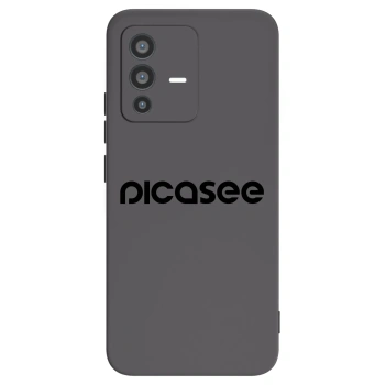 Picasee Μαύρη θήκη σιλικόνης για Vivo V23 5G - Picasee - new logo - black
