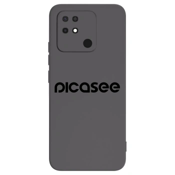 Picasee Μαύρη θήκη σιλικόνης για Xiaomi Redmi 10C - Picasee - new logo - black