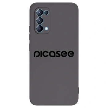 Picasee Μαύρη θήκη σιλικόνης για OPPO Reno 5 5G - Picasee - new logo - black