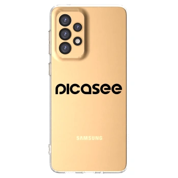 Picasee διαφανής θήκη σιλικόνης Samsung Galaxy A33 5G A336 - Picasee - new logo - black
