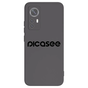 Picasee Μαύρη θήκη σιλικόνης για Xiaomi 12X - Picasee - new logo - black
