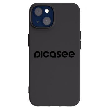 Picasee Μαύρη θήκη σιλικόνης για Apple iPhone 14 - Picasee - new logo - black