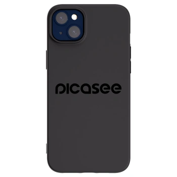 Picasee Μαύρη θήκη σιλικόνης για Apple iPhone 14 Plus - Picasee - new logo - black