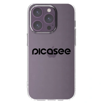 Picasee διαφανής θήκη σιλικόνης Apple iPhone 14 Pro - Picasee - new logo - black