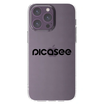 Picasee διαφανής θήκη σιλικόνης Apple iPhone 14 Pro Max - Picasee - new logo - black