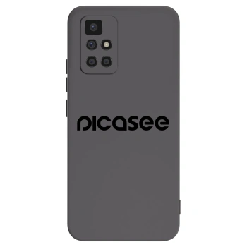 Picasee Μαύρη θήκη σιλικόνης για Xiaomi Redmi 10 (2022) - Picasee - new logo - black