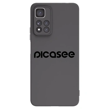 Picasee Μαύρη θήκη σιλικόνης για Xiaomi Redmi Note 11 Pro+ 5G - Picasee - new logo - black