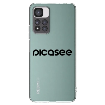 Picasee διαφανής θήκη σιλικόνης Xiaomi Redmi Note 11 Pro+ 5G - Picasee - new logo - black