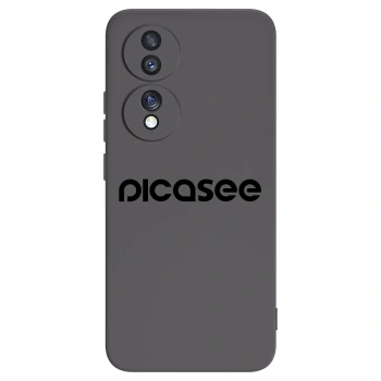 Picasee Μαύρη θήκη σιλικόνης για Honor 70 - Picasee - new logo - black