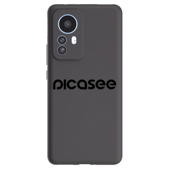 Picasee Μαύρη θήκη σιλικόνης για Xiaomi 12T - Picasee - new logo - black
