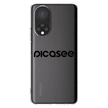 Picasee διαφανής θήκη σιλικόνης Honor X7 - Picasee - new logo - black