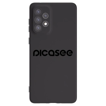 Picasee Μαύρη θήκη σιλικόνης για Samsung Galaxy A73 5G - Picasee - new logo - black