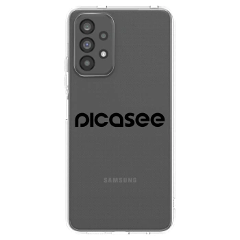 Picasee διαφανής θήκη σιλικόνης Samsung Galaxy A73 5G - Picasee - new logo - black