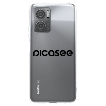 Picasee διαφανής θήκη σιλικόνης Xiaomi Redmi 10 5G - Picasee - new logo - black