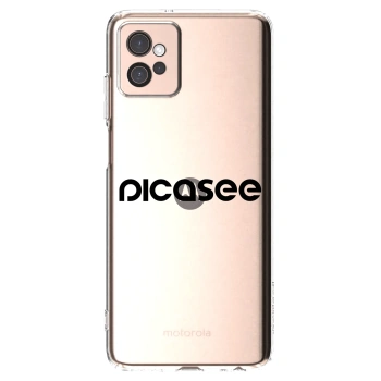 Picasee διαφανής θήκη σιλικόνης Motorola Moto G32 - Picasee - new logo - black