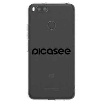 Picasee διαφανής θήκη σιλικόνης Xiaomi Redmi A1 - Picasee - new logo - black