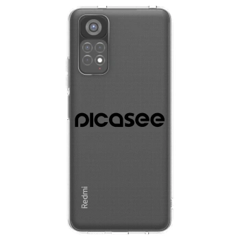 Picasee διαφανής θήκη σιλικόνης Xiaomi Redmi Note 11S 5G - Picasee - new logo - black