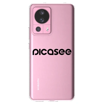 Picasee διαφανής θήκη σιλικόνης Xiaomi 13 Lite - Picasee - new logo - black
